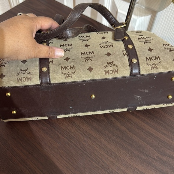 MCM Monogram Shoulder Bag - Picture 7 of 9